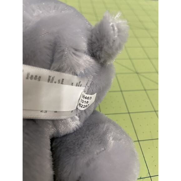 Carters Child of Mine 8" Gray Plush Baby Elephant Rattle Crinkle Stuffed Animal - Picture 9 of 9